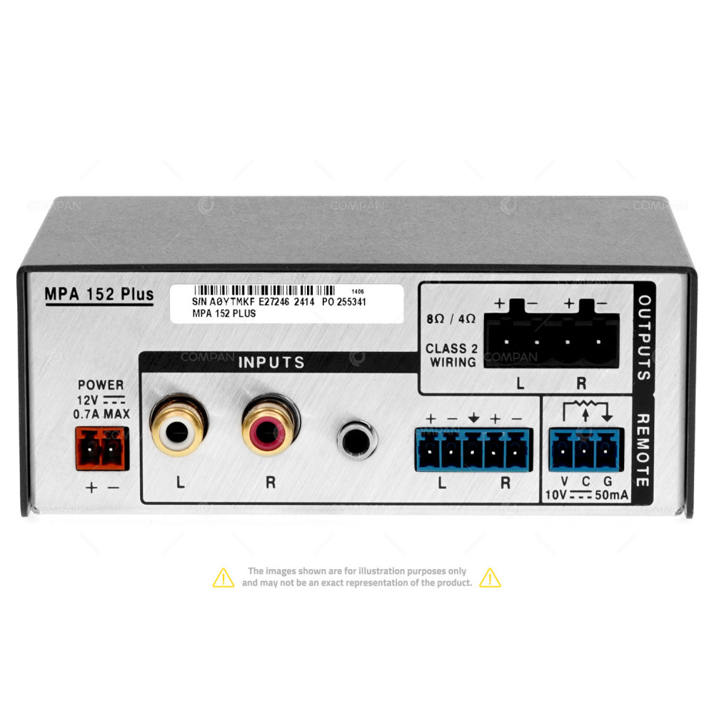 60-844-03  EXTRON 60-844-03 MPA152PLUS STEREO AMPLIFER- 15 WATTS PER CHANEL